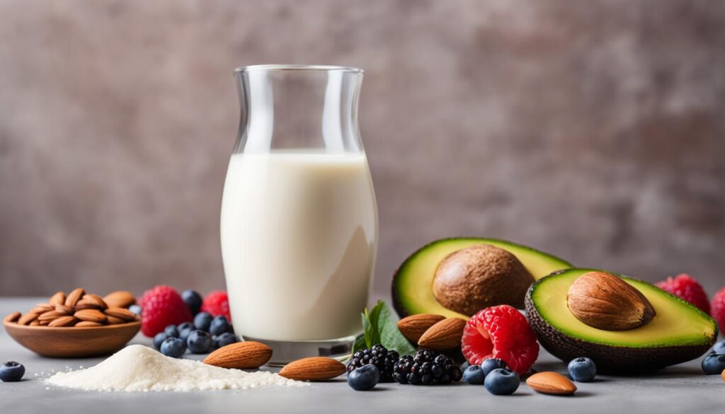 almond milk and skin health