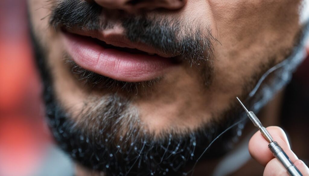 does microneedling work for beard growth