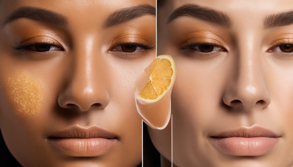 vitamin c hyperpigmentation before and after