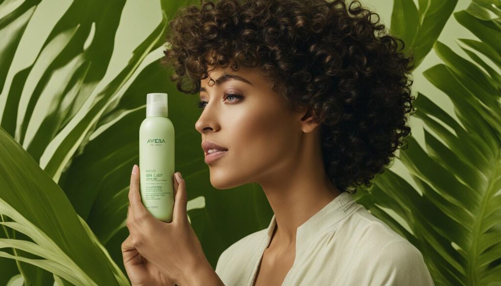 aveda curly hair products