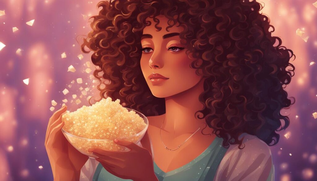 is raw sugar good for curly hair