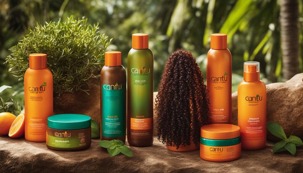 popular Cantu hair products for curly hair