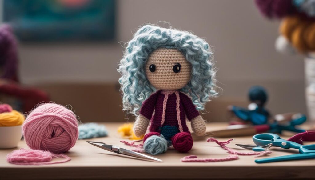 troubleshooting crochet doll hair