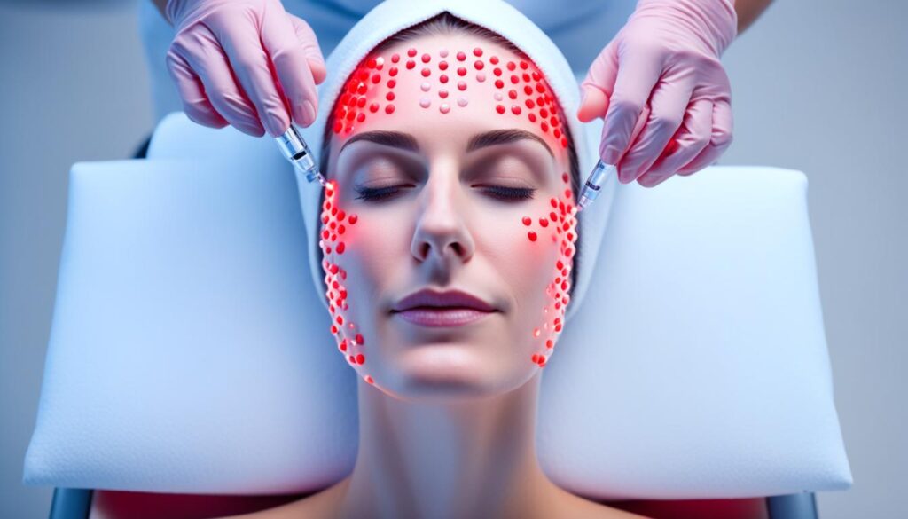 Benefits of combining microneedling and red light therapy