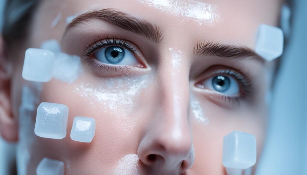 can i ice my face after microneedling