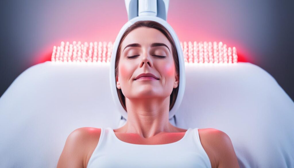 can i use red light therapy after microneedling