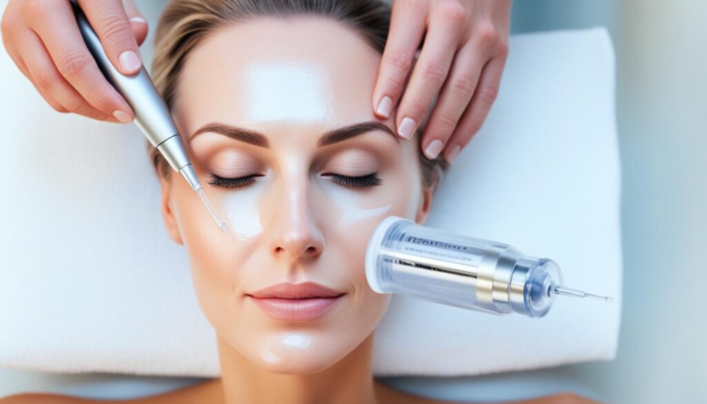 combining microneedling and chemical peel