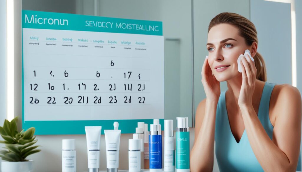 maintaining microneedling results