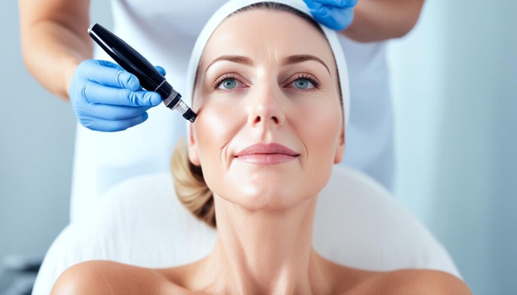 microneedling treatment for deep wrinkles